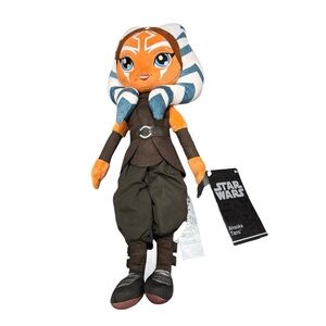 Disney Store Parks Star Wars Ahsoka Tano Plush Toy Doll 16"